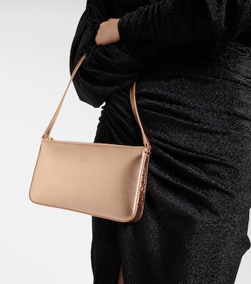 Loubila metallic leather shoulder bag | Christian Louboutin