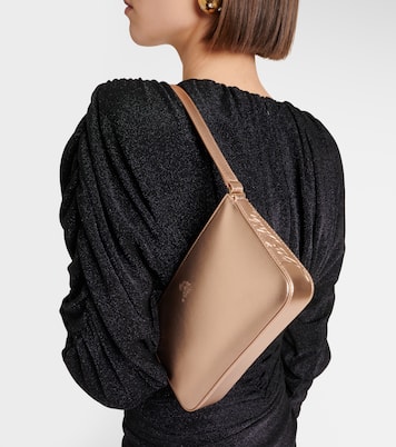 Loubila metallic leather shoulder bag | Christian Louboutin