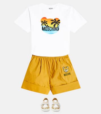 Leather sneakers | Moschino Kids