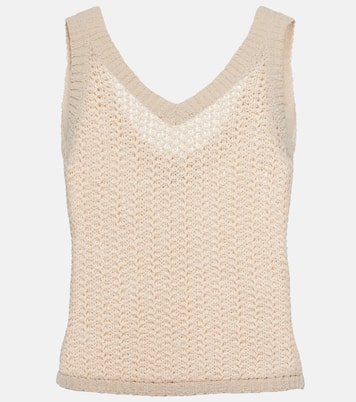 Arrigo knit cotton-blend tank top | Max Mara