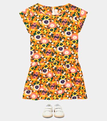 Hummingbird printed cotton dress | The Animals Observatory