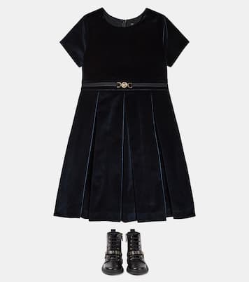 Medusa '95 velvet dress | Versace Kids