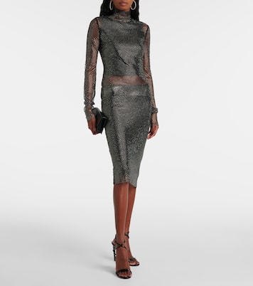 Midirock Zinnia mit Kristallen | Sportmax