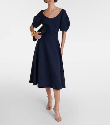 Abito midi in misto lana | Oscar de la Renta