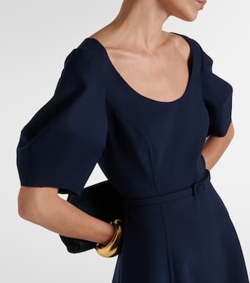 Abito midi in misto lana | Oscar de la Renta