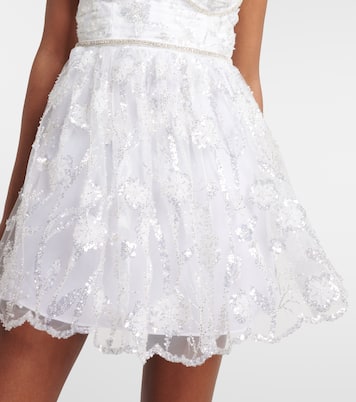 Verziertes Minikleid | Self-Portrait