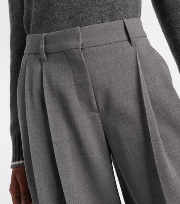 Weite Hose aus Wolle | Brunello Cucinelli