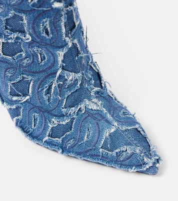 Ankle Boots So Kate 100 aus Denim | Christian Louboutin