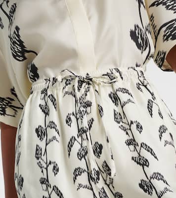 Pantalon ample Aurelia en soie | Asceno