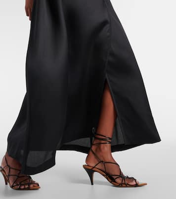 Mila silk maxi skirt | Khaite