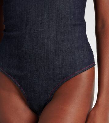 Body aus Denim | Alaïa