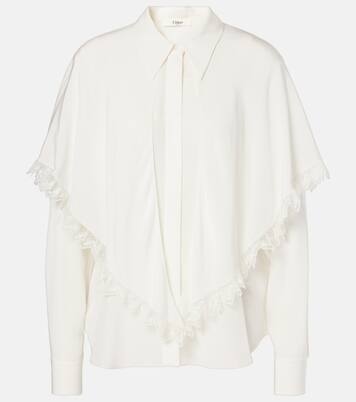 Bluse Knotted Heritage aus Crêpe de Chine aus Seide | Chloé