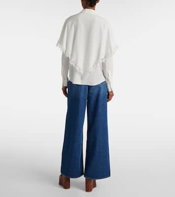 Bluse Knotted Heritage aus Crêpe de Chine aus Seide | Chloé