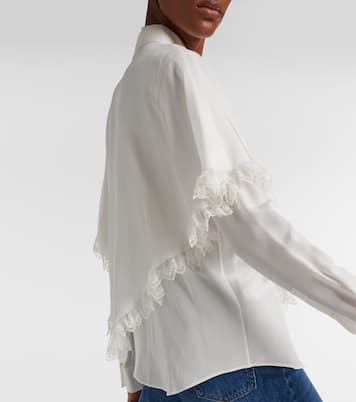 Bluse Knotted Heritage aus Crêpe de Chine aus Seide | Chloé