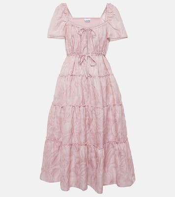 Robe midi en jacquard | Ganni