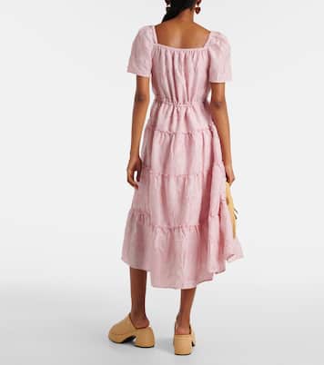 Robe midi en jacquard | Ganni