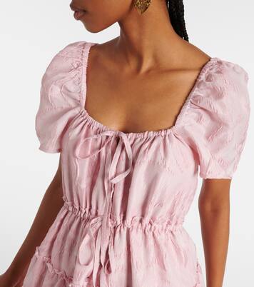 Robe midi en jacquard | Ganni