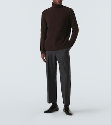 Wool and cashmere turtleneck sweater | Prada