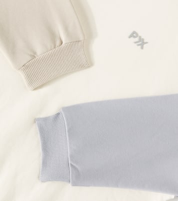 Colorblocked cotton-blend sweatshirt | Rylee + Cru