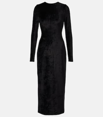 Velvet midi dress | Polo Ralph Lauren