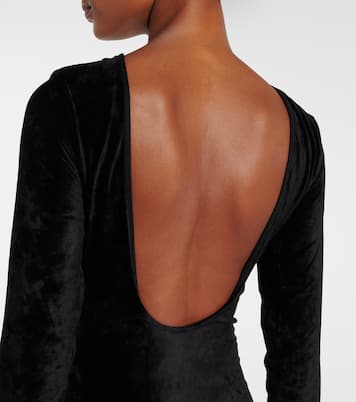 Velvet midi dress | Polo Ralph Lauren