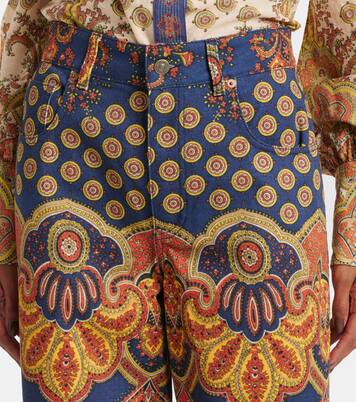 Voyage Imaginaire wide-leg jeans | Valentino