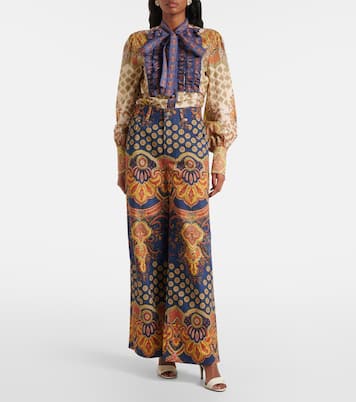 Voyage Imaginaire wide-leg jeans | Valentino