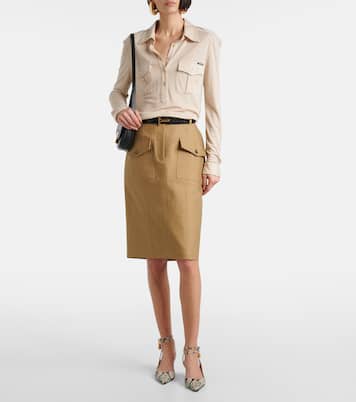 Sandales Padlock 55 en cuir | Tom Ford