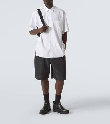 로고 레더 부츠 | Comme des Garçons Homme