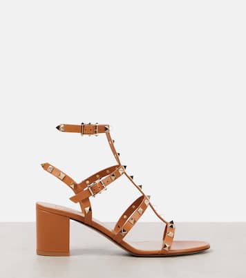 Sandalen Rockstud aus Leder | Valentino Garavani