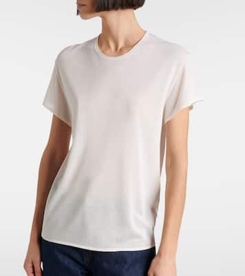 T-shirt in maglia di seta | Toteme