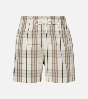 Shorts Burberry Check in cotone | Burberry