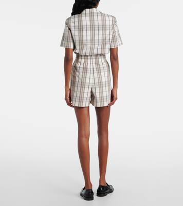Shorts Burberry Check in cotone | Burberry