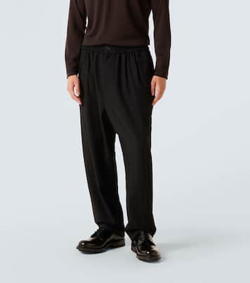 Virgin wool straight pants | Giorgio Armani