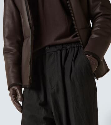 Virgin wool straight pants | Giorgio Armani