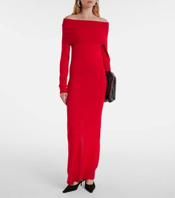 Robe longue en laine | Stella McCartney