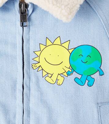 Baby printed denim jacket | Stella McCartney Kids