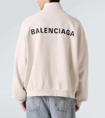 Veste de survêtement en coton à logo | Balenciaga