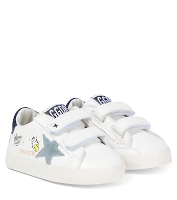 Bébé – Baskets May School en cuir | Golden Goose Kids