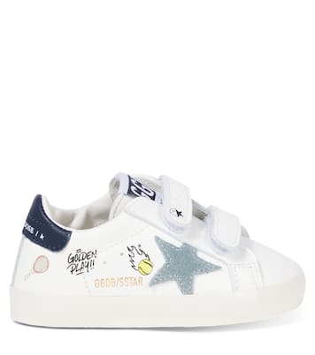 Bébé – Baskets May School en cuir | Golden Goose Kids