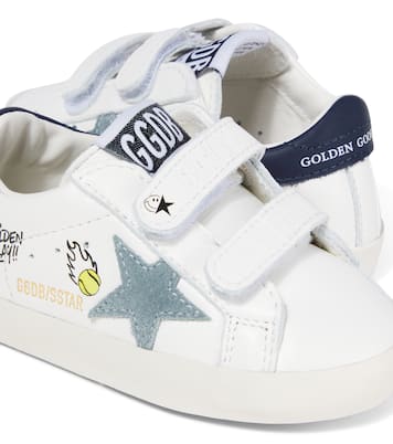 Bébé – Baskets May School en cuir | Golden Goose Kids