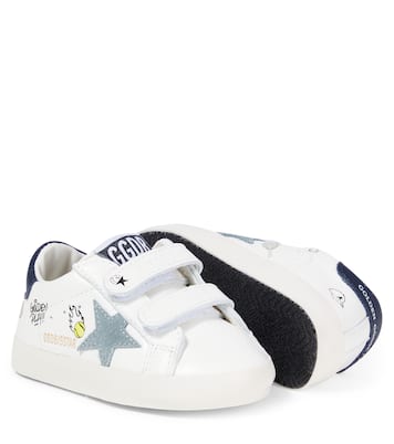 Bébé – Baskets May School en cuir | Golden Goose Kids