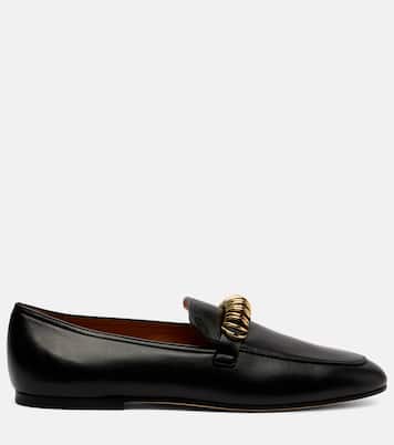 Embellished leather loafers | Tod's