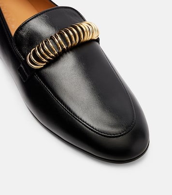 Embellished leather loafers | Tod's