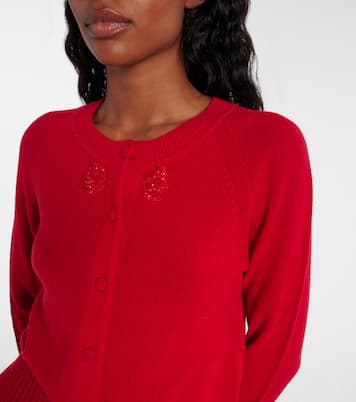 Embellished cashmere cardigan | Simone Rocha