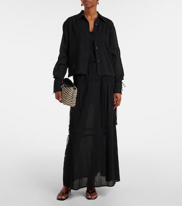 Maxirock aus Baumwolle | Toteme