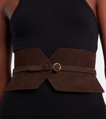 Gürtel aus Veloursleder | Alaïa