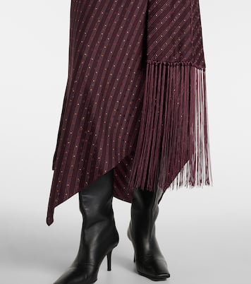 Midikleid aus Seide  | Acne Studios