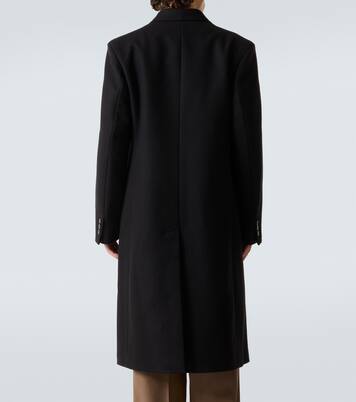 더블 브레스티드 버진 울 코트 | Maison Margiela