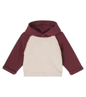 Baby Hakon knitted cotton-blend hoodie | 1 + in the Family